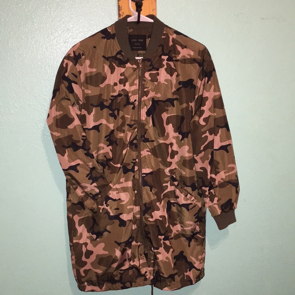Love tree long jacket